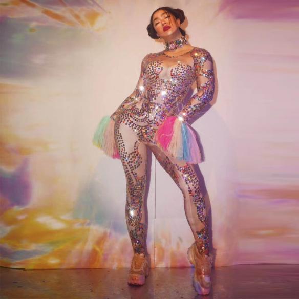 Dazzling Colorful Bodysuit