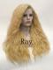 Human Hair Full Lace Wig Curly Ash Brown