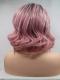 Human Hair Full Lace Wig Curly Ash Brown