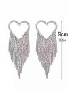 Heart-shaped Diamond Earring