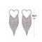 Heart-shaped Diamond Earring