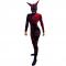 Black and Red Devil Bodysuit