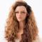 Human Hair Full Lace Wig Curly Ash Brown