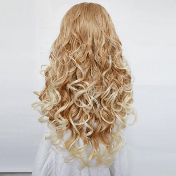 Long Brown Lace Front Drag Wig