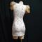 White Shoulder Makr Hand Make Dress