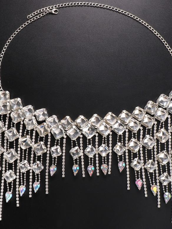 Rhinestone Hair Chain