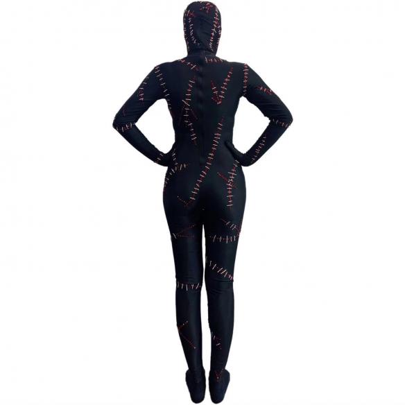 Black Suture Bodysuit