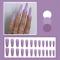 24 Pieces Mixed Colors Nail Stickers