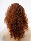Human Hair Full Lace Wig Curly Ash Brown