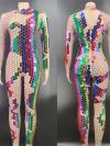 Rainbow Sequin Bodysuit