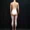 Nude and Pink Rhinestone Bodysuit
