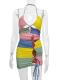 Rainbow halterneck strappy dress