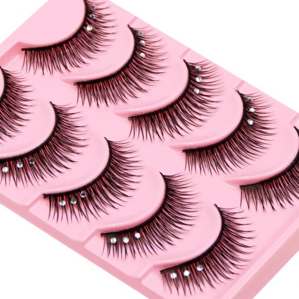 Silver Stone Black False Lashes