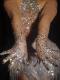 Rhinestone Gloves