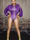 Purple Puff Leotard
