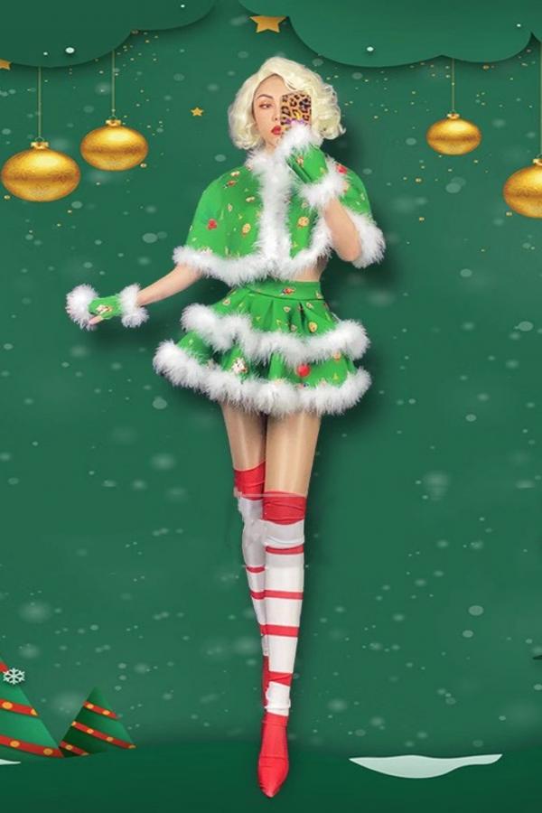 white christmas dresses Womens Christmas Suit main image 1