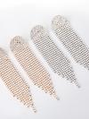 Rhinestone Chain Earring