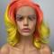 Yellow & Orange Mixed Color Wig