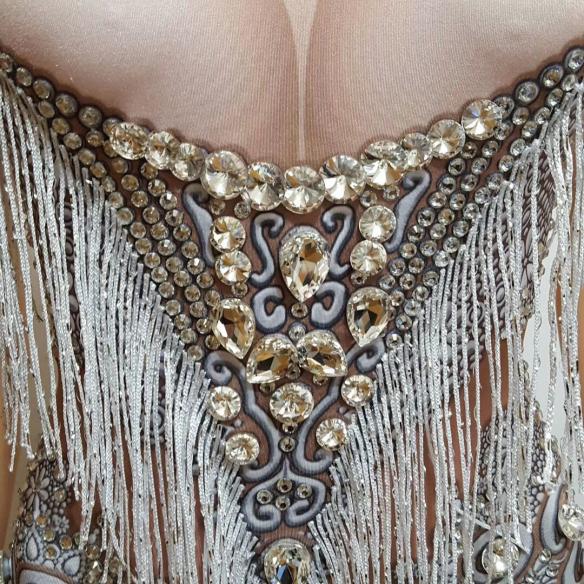 Pattern Tassel Dress