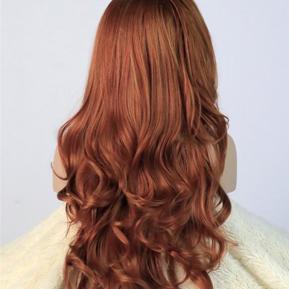 Olivia-Pumpkin Orange Mixed with Blonde