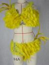 Various Colors Feather Bikini Suit