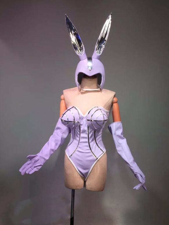 Several colors rabbit leotard (includes gloves)