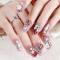 Bling Rhinestone Acrylic Fake Nails