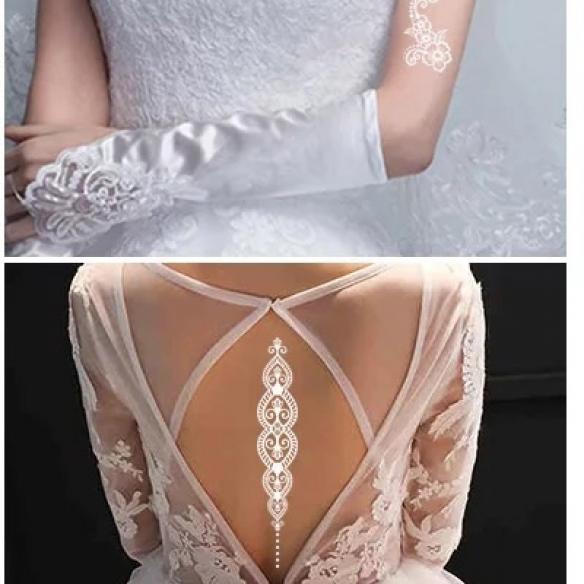 Fortune Bag- White Lace Tatto