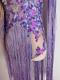 Purple sequin fringle leotard