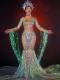 Customize Mermaid Sequin Dress（include headdress）