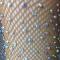 Grid Rhinestone Stockings