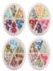 24 Colors 120 PCS 3D Butterfly Nail Art Decoration