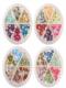 24 Colors 120 PCS 3D Butterfly Nail Art Decoration