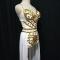 White Gold Rhinestone Outfit