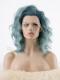 Dusty Blue Wavy above Shoulder Synthetic Lace Wig - Style - Emma