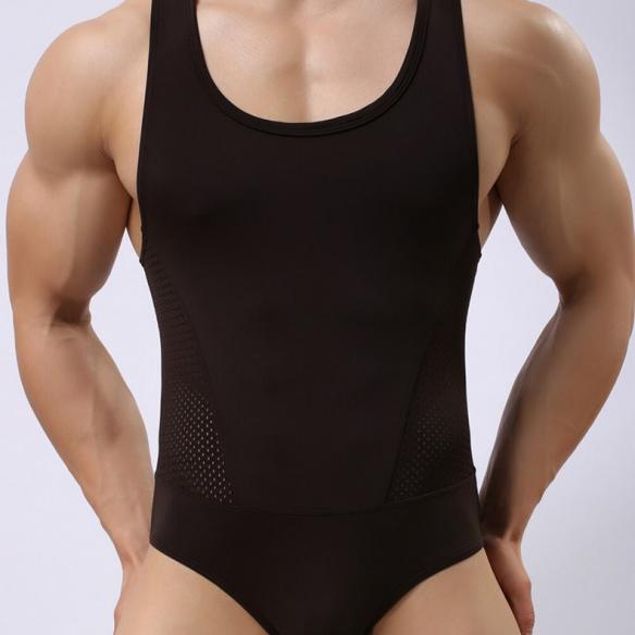 Men Bikini One Piece Swimsuit Singlet (4 Colors)