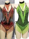 Red & Green Sequin Leotard (include necklace)