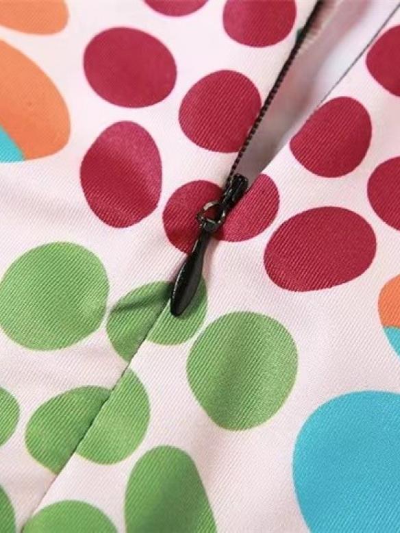 Orange spots bodysuit