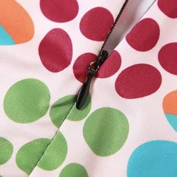 Orange spots bodysuit