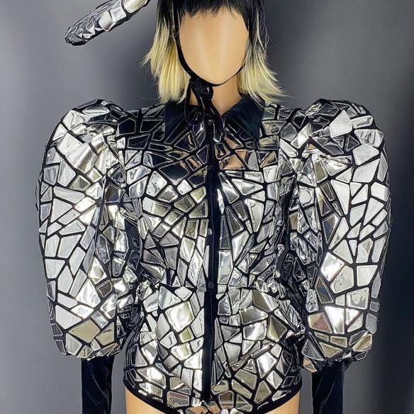 Full Set Glossy Suit (include headdresst )