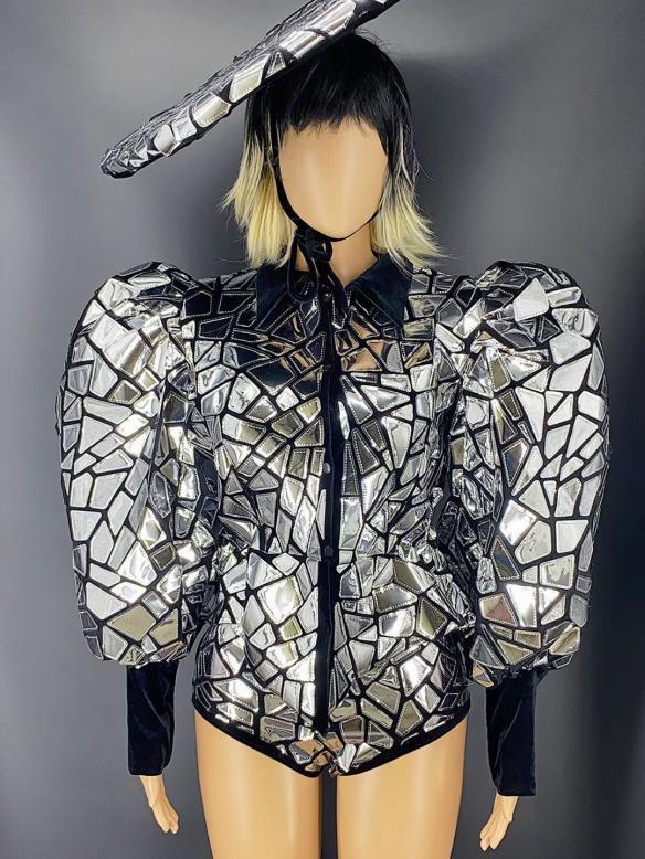 Full Set Glossy Suit (include headdresst )