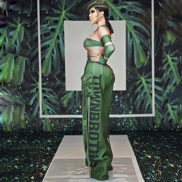 Green Loose Bodysuit