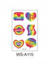 10 Pcs Pride Tattoo Stickers