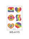 10 Pcs Pride Tattoo Stickers