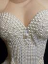 PEARL DRAG SLEEVELESS BODYSUIT