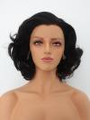 Human Hair Full Lace Wig Curly Ash Brown