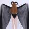 Black Long Sleeve Halloween Costume Cloak