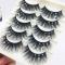 Black and Blue Rhinestone False Lashes