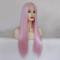 Long Pink Lace Front Drag Wig