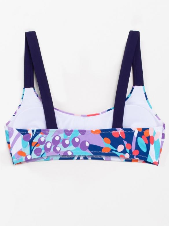 Barbara Leafy Tank Bikini Top